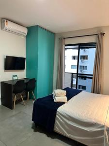 Flat no Interative Jardins com vaga e bem localizado