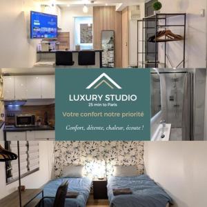 Appartements Luxury studio Evry - Ris, 25 min to Paris : Appartement 1 Chambre