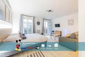 Appartements Le Petit Bussy, 4 pers Disneyland Paris 10min : photos des chambres