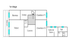 Appartements La Colbertine - Charming Apartment in Place Colbert : photos des chambres