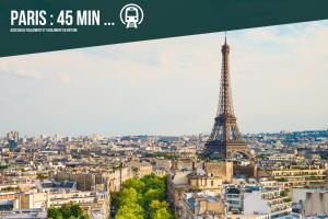 Appartements Les Paves de Prague - Appartement pour 4 a 10 minutes de Disneyland Paris : Appartement 1 Chambre