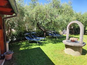 Apartment mit Gartenblick