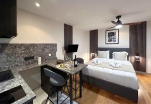 Appartements Peaceful Studio in Paris : photos des chambres