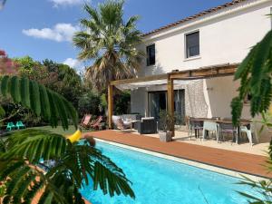 Maisons de vacances House with garden and pool near Montpellier : photos des chambres