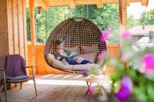 Traumhaftes Chalet mit Sauna und Whirlpool Refugium am Rehberg