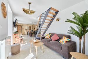 Maisons de vacances La Rose des Vents - Moderne - Proche Bayeux : photos des chambres