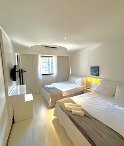 Lindo Flat completo em Vila Velha no Espírito Santo em frente ao mar - Pasárgada