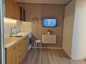 Small appartment with astonishing seaview, few minutes from beaches