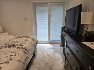 Private master bedroom in a farmhouse