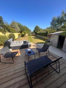 Maisons de vacances Maison Ka-za, jacuzzi meuble tourisme 3 etoiles : photos des chambres