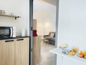 Studio centre ville et plage