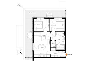 StrandGut 49 – Exklusive Penthousewohnung mit Sauna & nah am Strand!