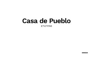 Casa De Pueblo