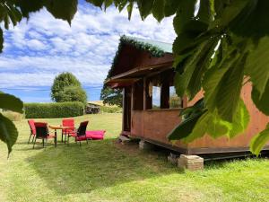 Sternehäuschen bei den Heidschnucken!