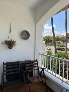 Duplex in residential complex with pool