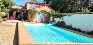 B&B / Chambres d'hotes Chez Guy et Nath : Chambre Double - Vue sur Piscine