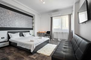 Stylish Monochrome Apt Calea Victoriei