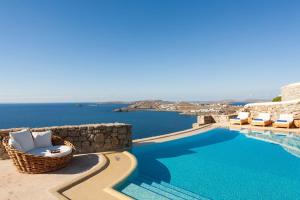 Excellent Mykonos Villa Villa Psarrou Gamma 3 Bedrooms Stunning Sea Views Psarrou