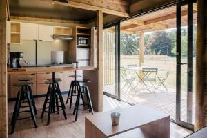 Campings Huttopia Lac d-Aureilhan - Mimizan : Chalet 3 Chambres
