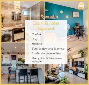 Appartements Chez Melanie I T3 I Saint-Jeoire : photos des chambres