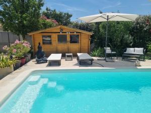 Maisons de vacances Beautiful Villa Pool in Provence : photos des chambres
