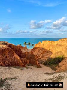 Casa Rústica em Morro Branco - na quadra da praia