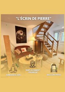 Appartements L-Ecrin de Pierre T1 bis balcon : photos des chambres