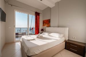 Double Room with Sea View room in Hotel Ble Ble Vlore