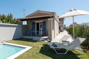 Enchanting Corfu Retreat 1 Bedroom Villa Angelina Serene Pool