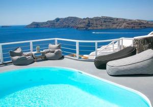 Luxury Santorini Villa Villa Cozy 1 Bedroom Indoor Plunge Pool & Caldera