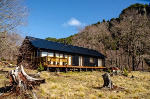 Casa Las Raíces - Relajo con tinaja y vista al volcán, a minutos de Corralco