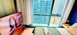 Explore Mitsukoshi Uptown BGC, large TV, fast WIFI