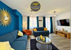 Appartements Le Spacieux a Saint-Omer - 2 chambres, centre et gare a pied, parking gratuit : Appartement 2 Chambres