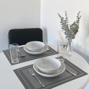 White & Black Cozy Room Heart of Nimman