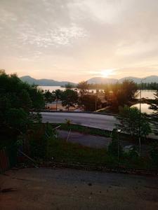 Marina sunset view