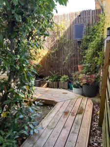 Maisons de vacances Les Suites d'Alienor-Suite Mimosa : photos des chambres