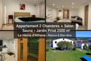 Appartements Le Havre d-Athena, App spacieux 2 chambres, Grand Jardin Prive, Sauna, WiFi & Abri Velos : photos des chambres