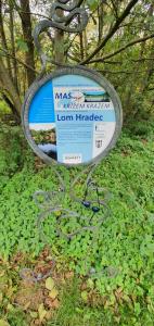 Domek s koupanim ve 200m vzdálenem lomu