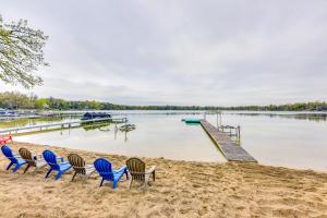 Lakefront Burlington Vacation Rental Dock and Beach