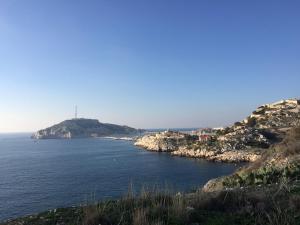 Cozy studio on Frioul Island and terrace Beaches and port just two mn away