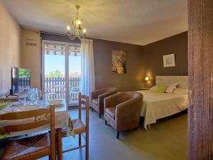 Appartements Studio 2 pers. a Barbotan avec balcon et Wifi gratuit - FR-1-841-1 : photos des chambres