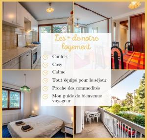 Appartements Chez Driss I T3 I Annecy : photos des chambres