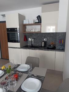 Sveti Vlas Balkon mit Meerblick