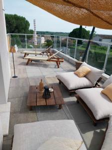 Les brézines Terrasse, Clim & Terrain de boules