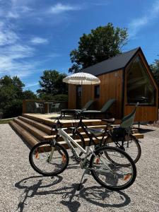 Lodges Tiny House Mon Cabanon grand jardin terrasse climatisation : photos des chambres