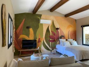 Maisons de vacances Le mazet Tihou - Le mas du tilleul : photos des chambres