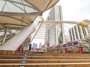 Studio room with private garden in Center Sathorn