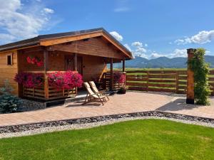 Chatka na súkromí v Turčianskych Tepliciach