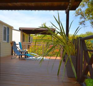 West Coast Mobilhome with XXL Terrace in Naturist Resort Solaris FKK