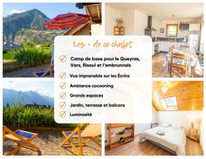 Chalets Chalet Les ecrins Guillestre Vars Risoul Queyras : photos des chambres